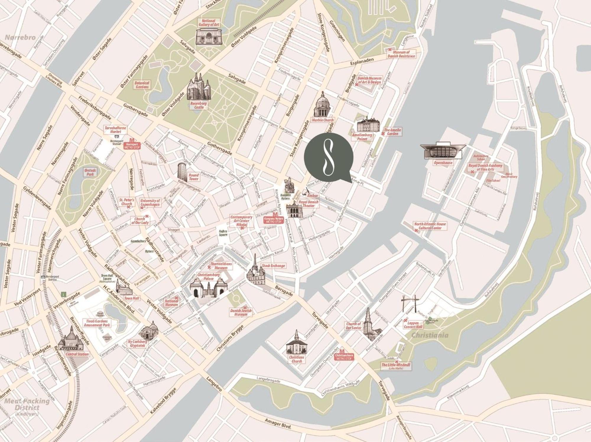 Sanders Square - Spacious Six-Bedroom Apartment Near Amalienborg โคเปนเฮเกน ภายนอก รูปภาพ